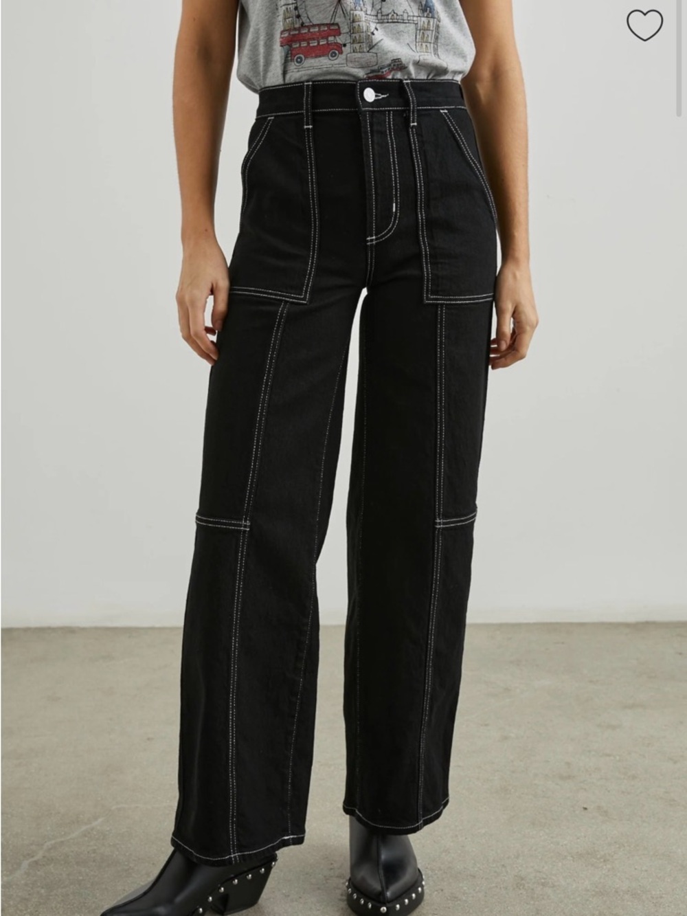Rails Getty Crop Utility Wide Leg Orca